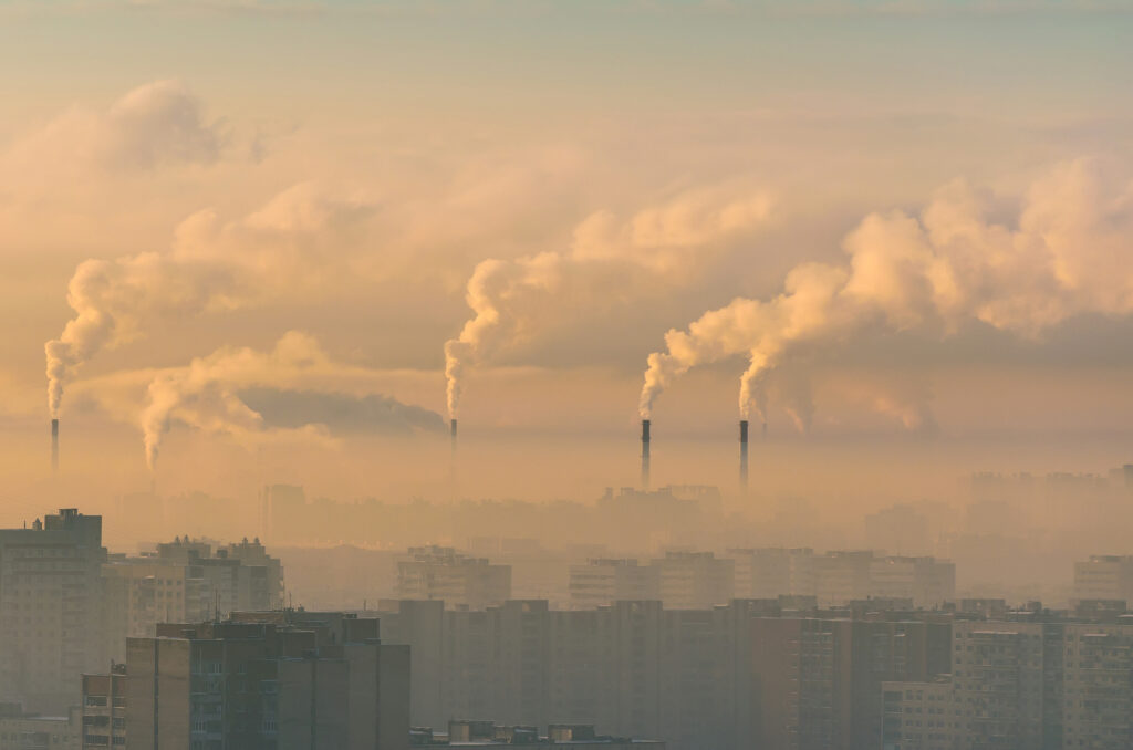 città inquinata