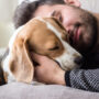 shutterstock_504980047 uomo dorme col cane