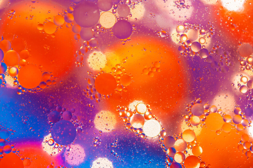 Abstract,Macro,Photography.,Abstract,Background.,Orange,With,Purple,Color.,Distortions