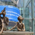 entrata dell'edificio della Commissione europea a Bruxelles